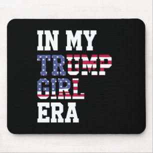 Mousepad Na Minha Era de Garota Trump EUA 47º Presidente