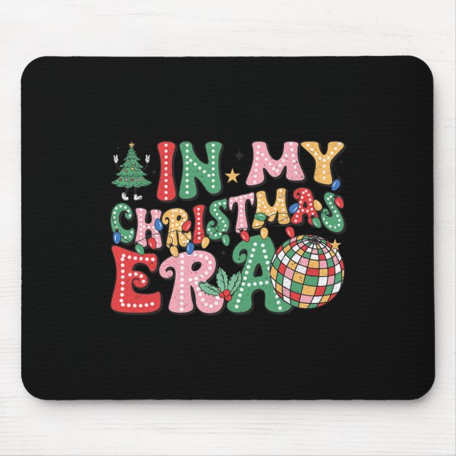 Mousepad Na Minha Era De Natal, Retrai Feliz Jogo De Natal (Frente)