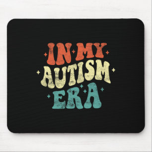 Mousepad Na Minha Era do Autismo Divertida Consciência do A
