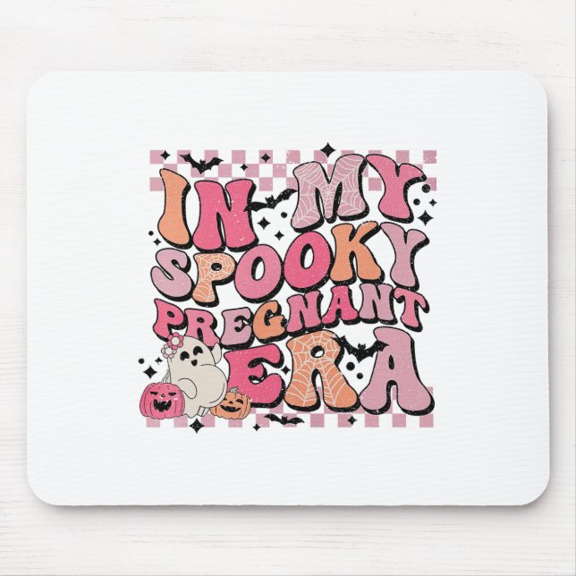 Mousepad Na Minha Era Infantil, Grávida De Halloween Anno (Frente)