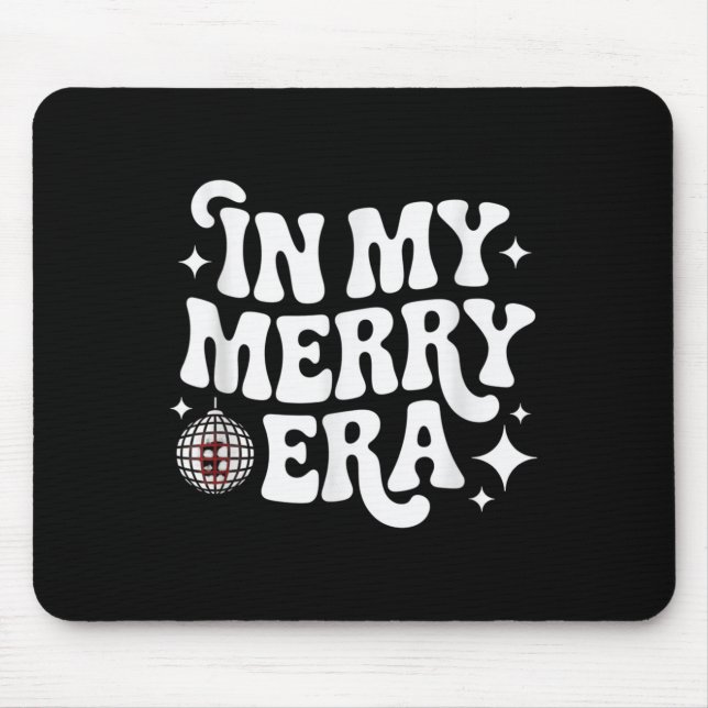 Mousepad Na minha Feliz Era Férias Férias Férias Celebração (Frente)