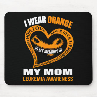 Mousepad Na minha memória da minha mãe, LEUKEMIA, SENSIBILI