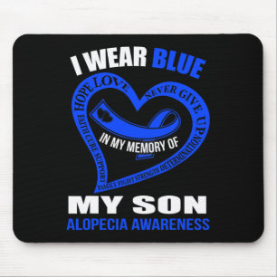 Mousepad Na minha memória do meu filho, ALOPECIA CONSCIÊNCI