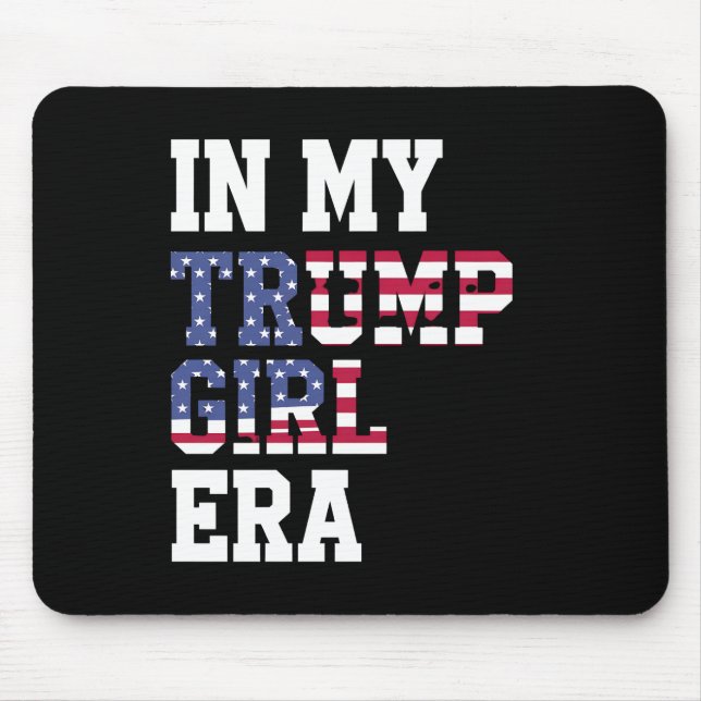 Mousepad Na minha Trump Girl Era US 47th Presidente (Frente)