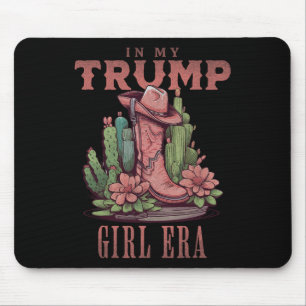 Mousepad Na Minha Trump Girl Era Western Usa Cowgirl Americ