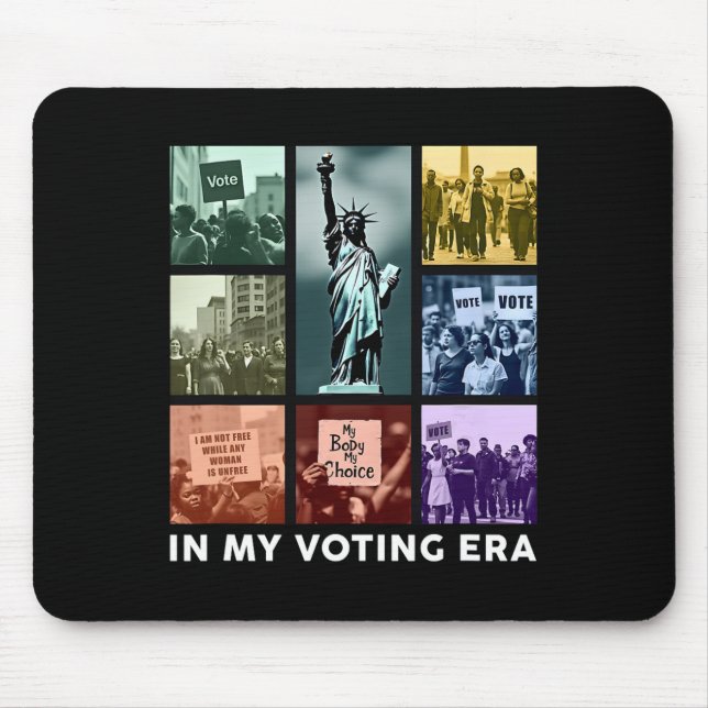 Mousepad Na Minha Votação Era Harris Wheimer Eleição Presid (Frente)