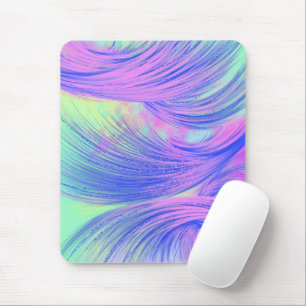 Mousepad Na moda Azul Abstrato