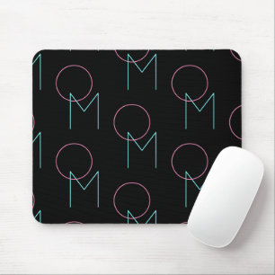 Mousepad Na moda Editável Qualquer Duas Iniciais Modernas e