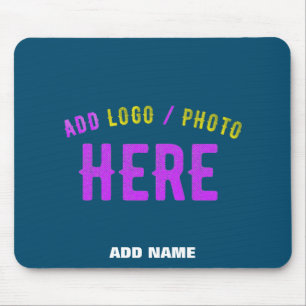 MOUSEPAD NA MODA MODERNO PERSONALIZADO MARCA AZUL PRUSSO VE