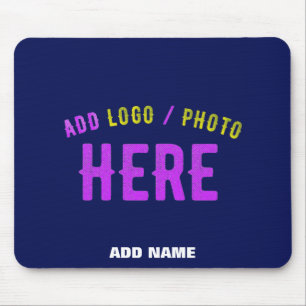 MOUSEPAD NA MODA MODERNO PERSONALIZADO MARINHO AZUL VERIFIC