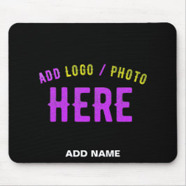 MOUSEPAD NA MODA MODERNO PERSONALIZÁVEL NEGRO VERIFICADO CO