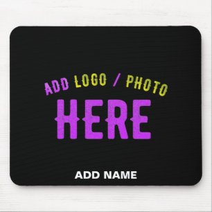 MOUSEPAD NA MODA MODERNO PERSONALIZÁVEL NEGRO VERIFICADO CO