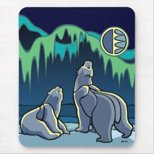 Mousepad Na moda Wildlife Mousepad do Urso Polar