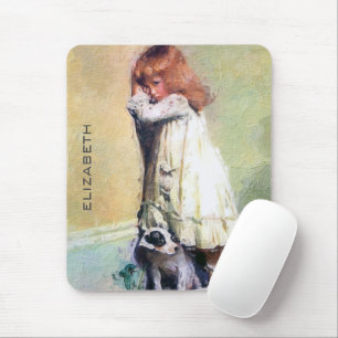 Mousepad Na pintura a óleo do vintage da desonra