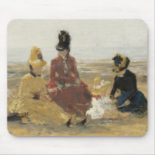 Mousepad Na praia, Trouville 1887