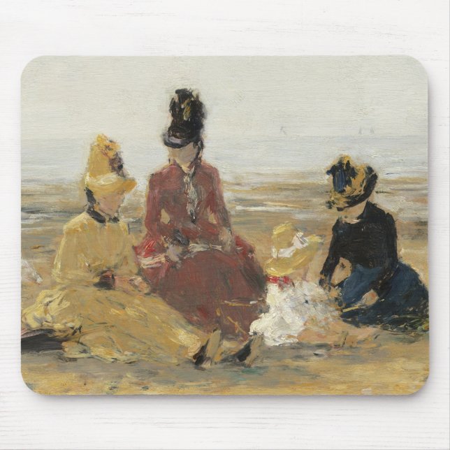 Mousepad Na praia, Trouville | 1887 (Frente)