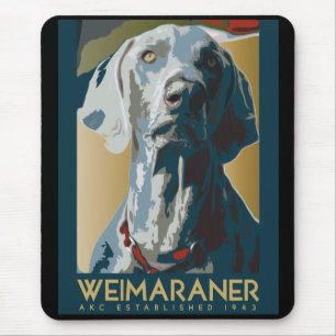 Mousepad Nação de Wewimaraner: Weimaraner 1943