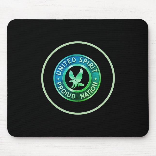 Mousepad Nação Orgulhosa de Espírito Unido (Frente)