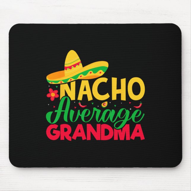 Mousepad Nacho Lover Grandma - Nacho Média Cinco Vovó (Frente)