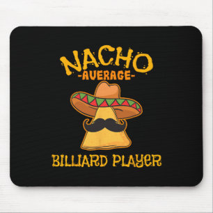 Mousepad Nacho Média Billiard Player Cinco De Mayo Mexica
