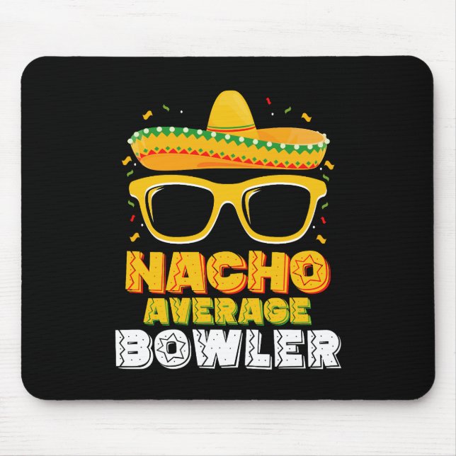 Mousepad Nacho Média Bowler Cinco De MayoNacho Média Bo (Frente)