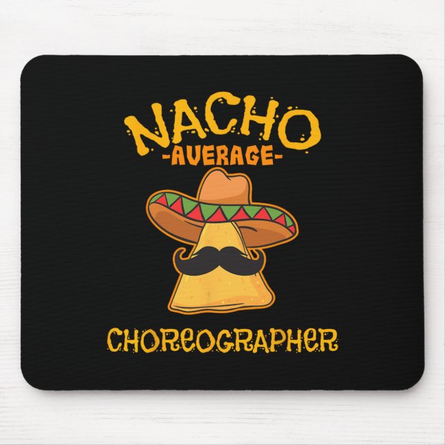 Mousepad Nacho Média Coreógrafo Cinco De Mayo Dançando (Frente)
