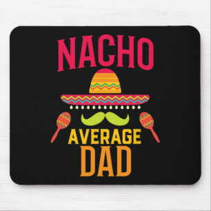 Mousepad Nacho Média de Pais Vinculando a Família Cinco De