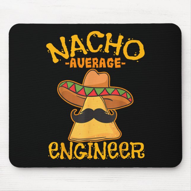 Mousepad Nacho Média de Professores de Engenharia de Engenh (Frente)