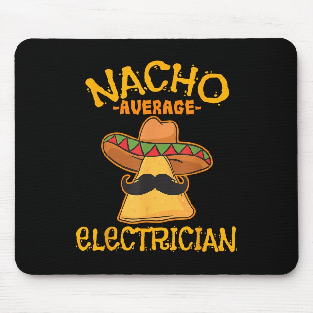 Mousepad Nacho Média Eletrista Cinco De Mayo Fiesta (Frente)