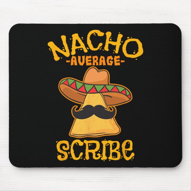 Mousepad Nacho Média Escribe Mexicano Cinco De Mayo Fiesta (Frente)