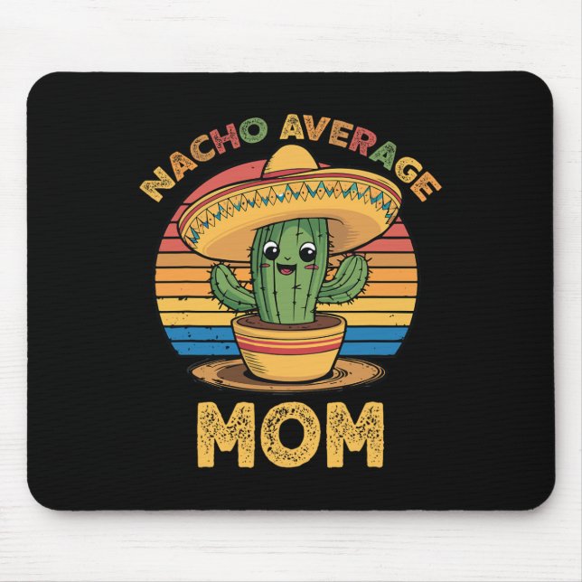 Mousepad Nacho Média Mãe Correspondente aos Cinco Mexicanos (Frente)