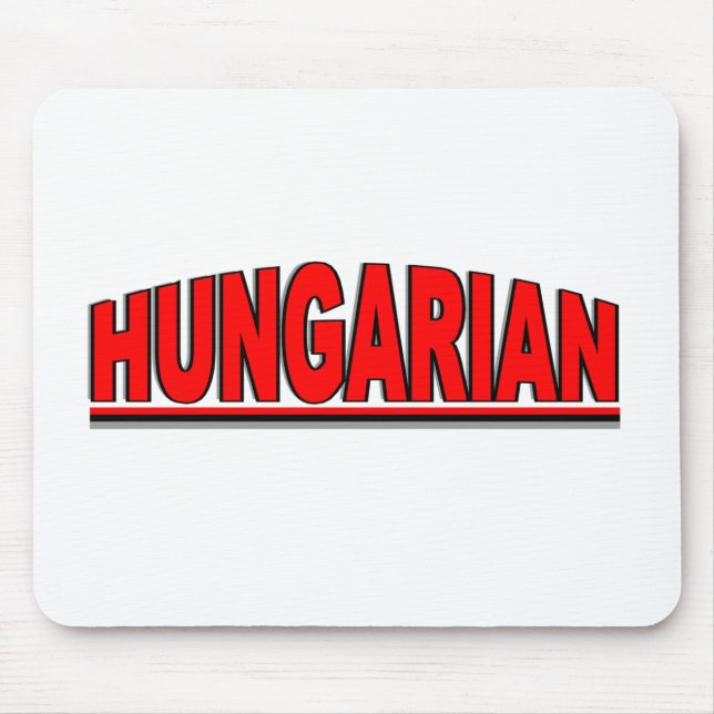 Mousepad Nacionalidades - "Hungarian " (Frente)