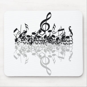 Mousepad Nada mas tapete do rato Triplo-Branco