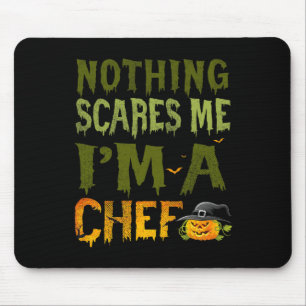 Mousepad Nada me assusta, sou um Chef de Festa de Halloween