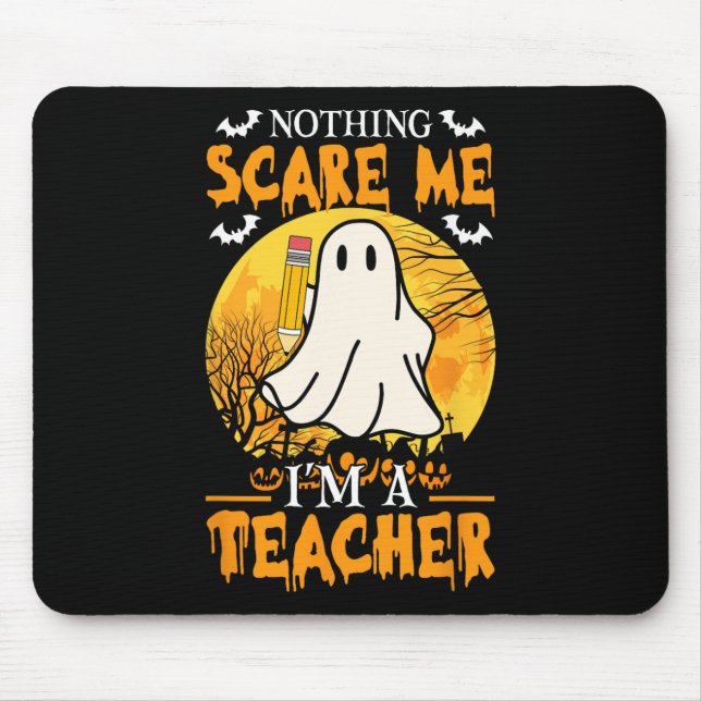 Mousepad Nada me assusta, sou uma professora divertida de H (Frente)