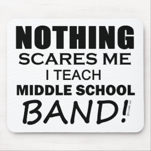 Mousepad Nada sustos mim banda de escola secundária