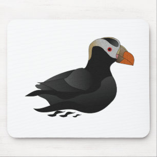 Mousepad Nadação de Puffin em Cresta