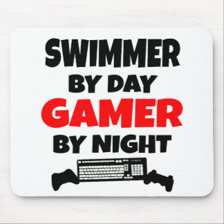 Mousepad Nadador por Day Gamer por Night