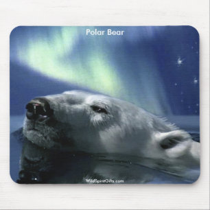 Mousepad Nadar Urso Polar Ártico e Aurora