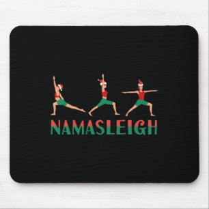 Mousepad Namasleigh Treino de Yoga de Natal Rena de Natal L