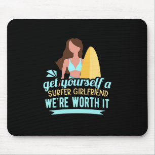 Mousepad Namorada de Surfista