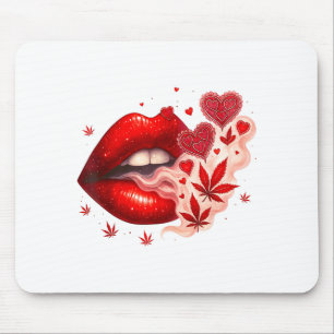 Mousepad Namorada Fumante Amante de Maconha no Dia dos Namo