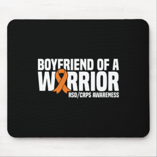 Mousepad Namorado de um Warrior Orange Ribbon RSDCRPS