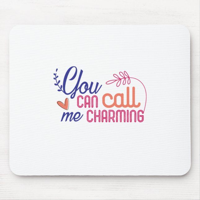 Mousepad Namorados Art Você Pode Me Chamar (Frente)