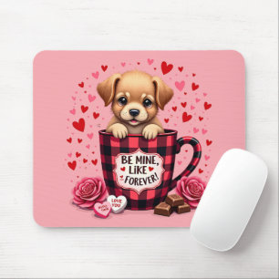 Mousepad Namorados De Cãezinho Buffalo Xadrez Estética Cane
