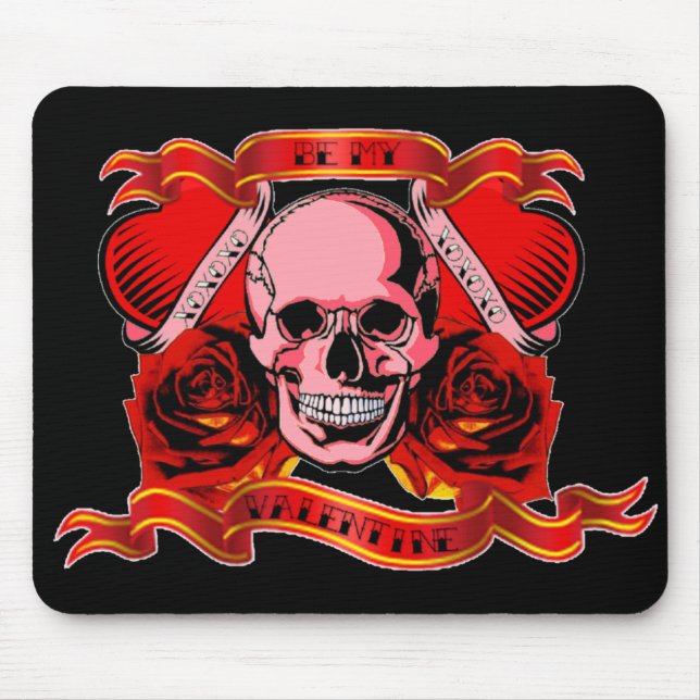 Mousepad Namorados de crânios (Frente)