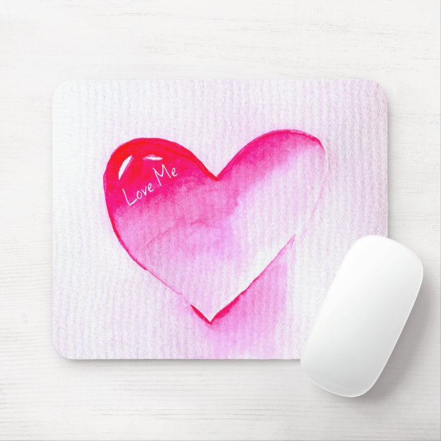 Mousepad Namorados de pop de arte rosa (Com mouse)