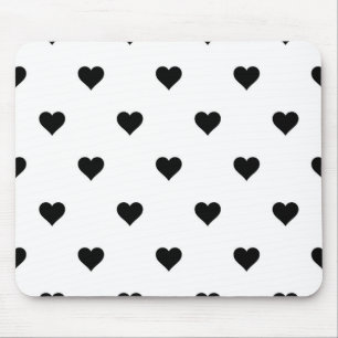 Mousepad Namorados Mínimo de Casal Preto e Branco