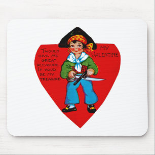 Mousepad Namorados Pirata Vintage