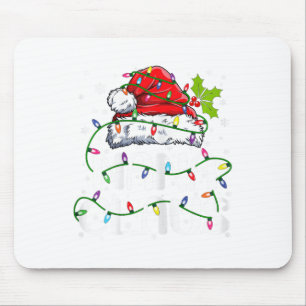 Mousepad Nana Claus Natal Luz Festa da Família Pajama